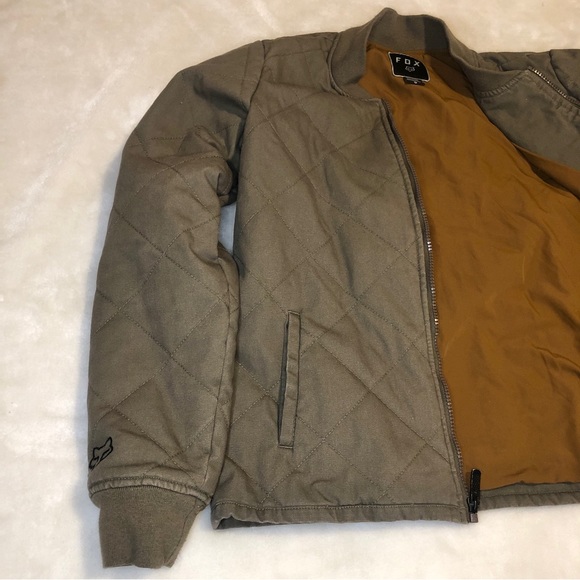 Fox Racing Quilted Bomber Jacket Size Small - Picture 16 of 16